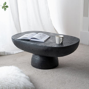 Black Is Back Cement Coffee Table