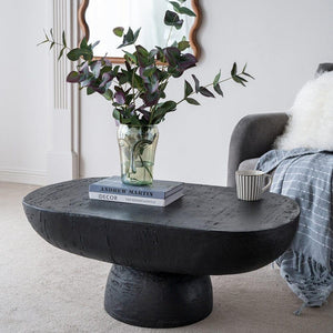 Black Is Back Cement Coffee Table