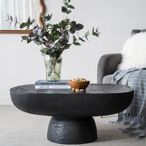 Black Is Back Cement Coffee Table