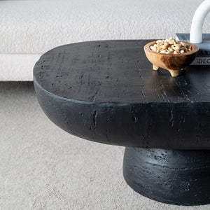 Black Is Back Cement Coffee Table