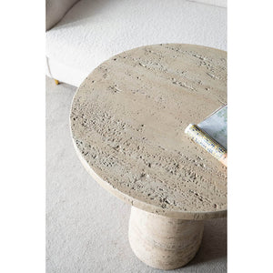 Logan Cement Round Side Table