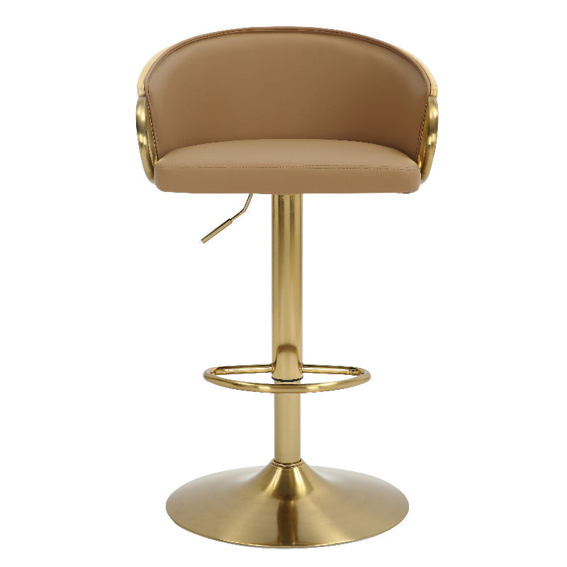 Jensen Gold Gas Lift Bar Stool