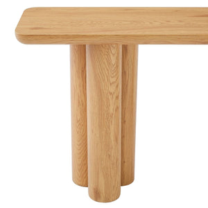 Tanner Natural Wooden Console Table