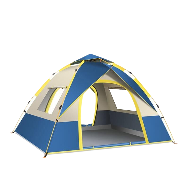 Colourful Tent With Two Doors And Windows Small Size 200 X 150 125Cm Perfect For Outdoor Adventures