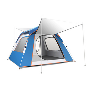 Sky Blue Four Sided Tent With Sunshade Awning Large Size (240X240x155cm) High Strength Uv Protection And Multi Coating W