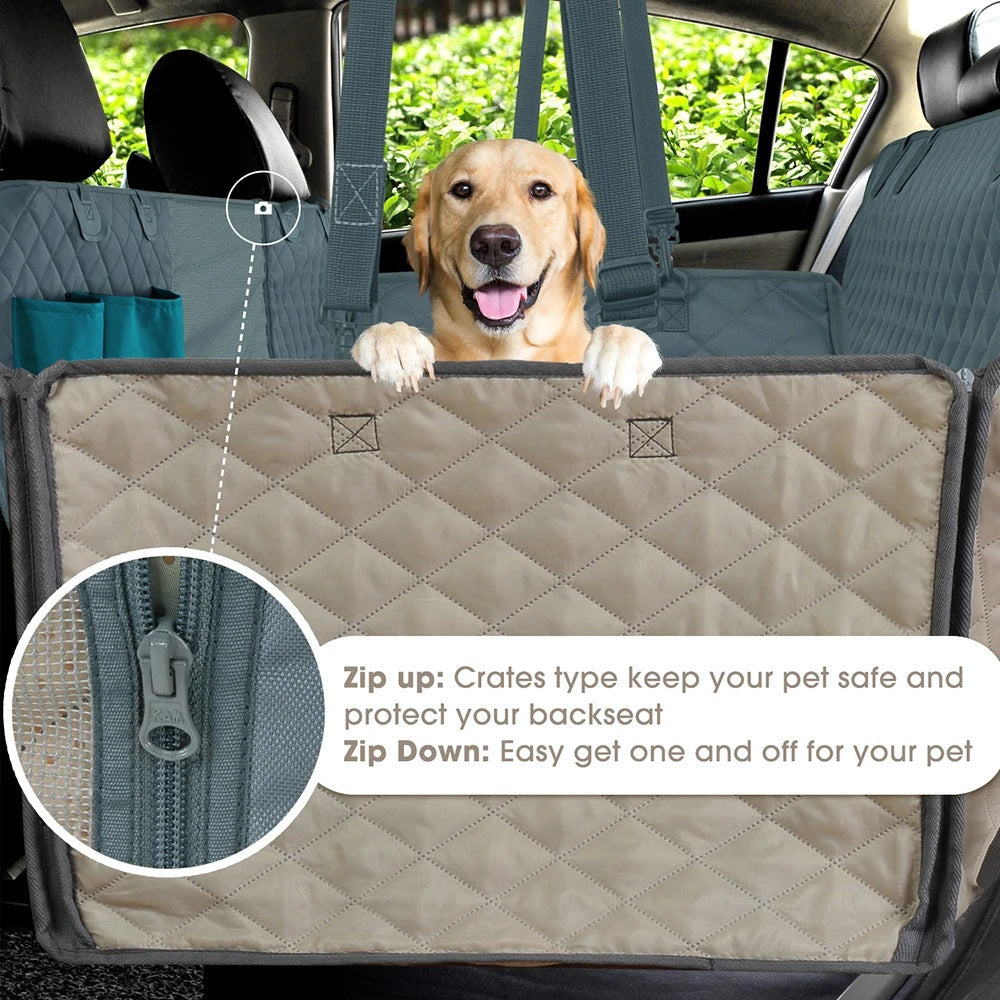 Heavy Duty Dog Car Seat Cover With Side Flaps Waterproof Pet Back Non Slip Scratchproof Hammock For Cars Trucks And Suvs