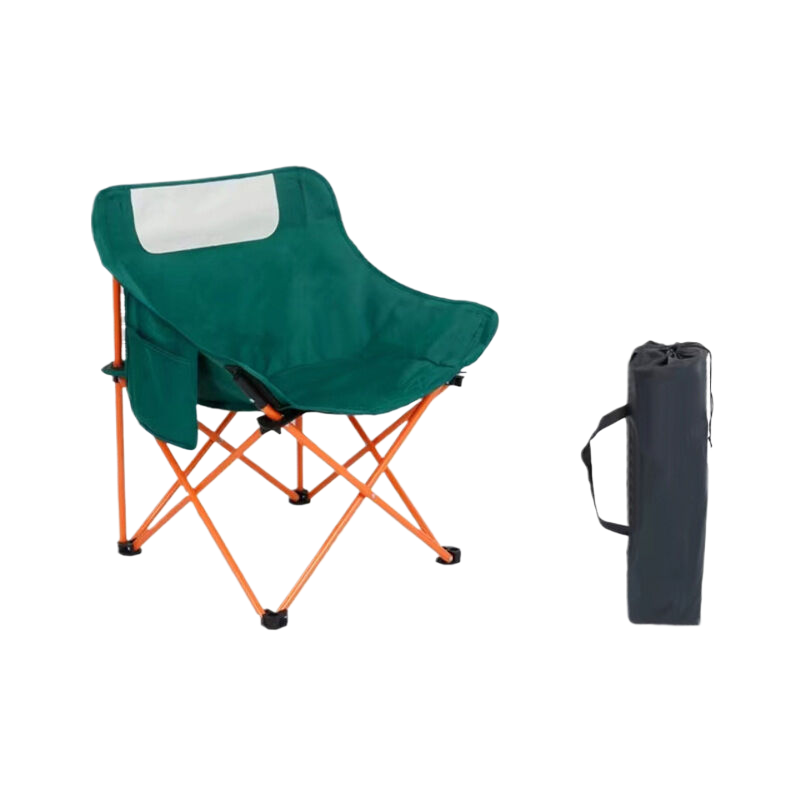 Outdoor Folding Chair Camping Moon Green