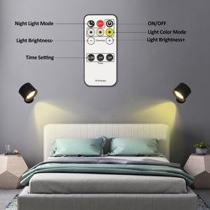 Touch Control Led Night Light With 3 Brightness Levels & Color Temperatures Adjustable Stepless Dimming For Home Office