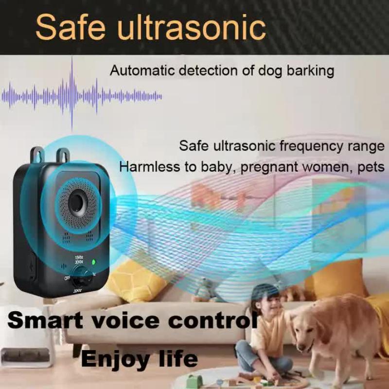 Ultrasonic Wall Mounted Dog Bark Control Device | Adjustable Frequency Deterrent