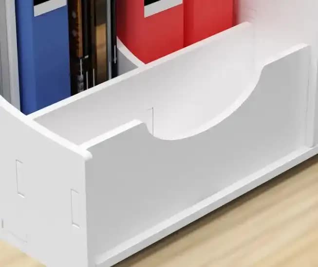 Multi Functional Desktop Organizer With Document And Stationery Storage Compact Shelf 39.5X31x24cm