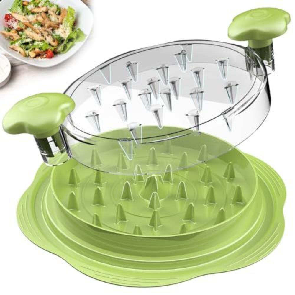 2Pcs Green New Chicken Shredder Effortless Breast Shredding Tool For Meal Prep And Baby Food