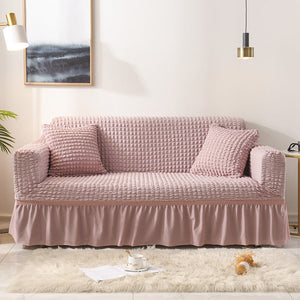 Elastic Sofa Cover Pink (305 X 360Cm)