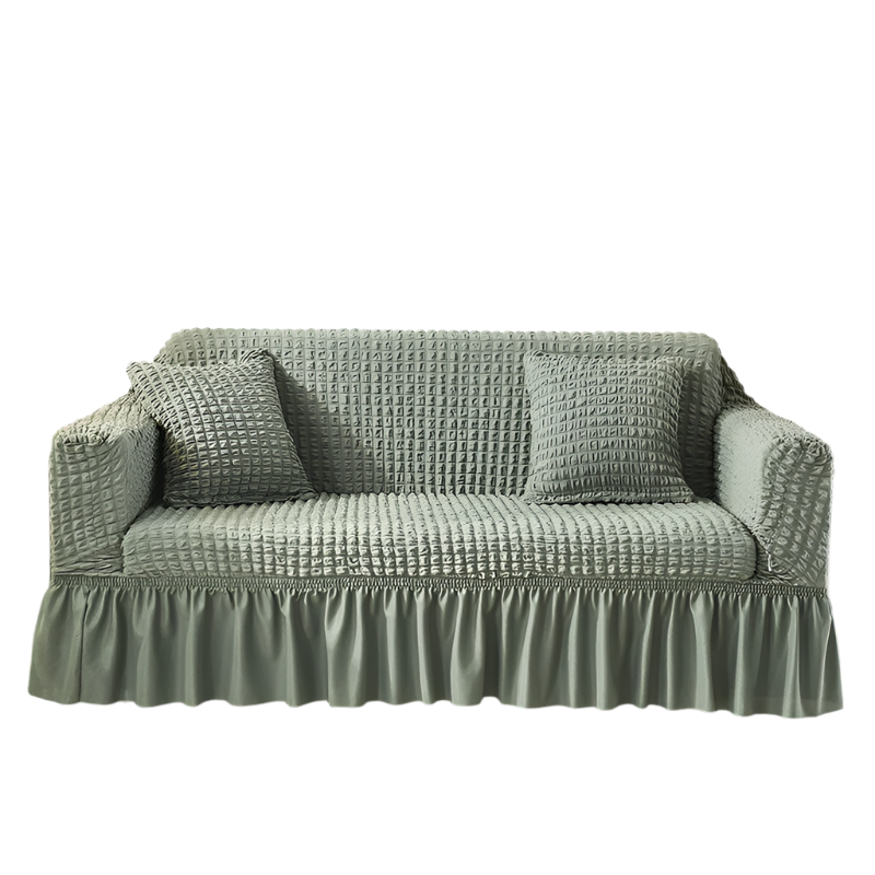 Elastic Sofa Cover Green (90 X 140Cm)