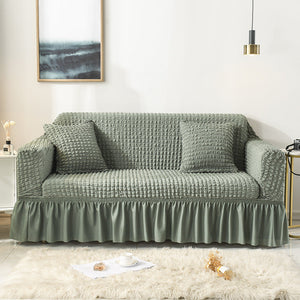 Elastic Sofa Cover Green (90 X 140Cm)