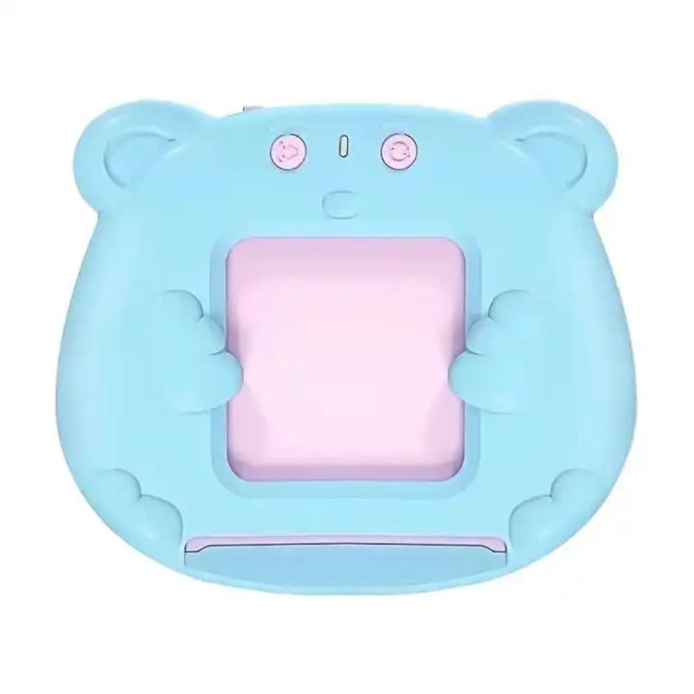 Blue Bear Shaped Early Education Card Reader Interactive Learning Toy With 510 Flashcards For Kids