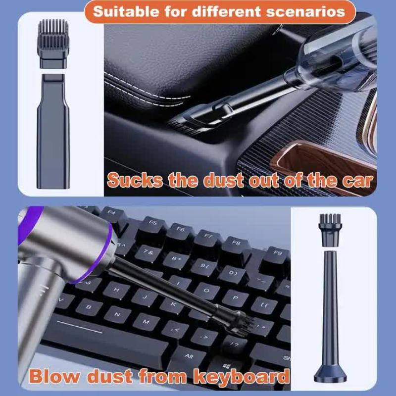 Gray St 6653Plus Cordless Handheld Vacuum Cleaner 16000Pa Suction 2000Mah Battery Type Rechargeable