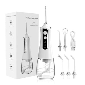 L10 White Portable Handheld Electric Water Flosser Rechargeable Teeth Cleaner For Home Use