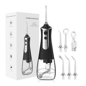 L10 Black Portable Handheld Electric Water Flosser Rechargeable Teeth Cleaner For Home Use