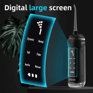 L13 Black Portable Electric Water Flosser Handheld Teeth Cleaner Usb Rechargeable Deep Oral Irrigator