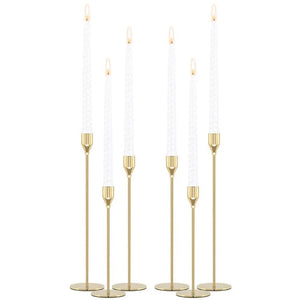 Minimalist Gold Metal Candle Holder Set 3 Piece Romantic Cup For Living Room Decor Elegant Dinner Table Accent