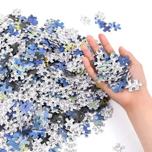 (2 Pcs) 1000 Piece Starry Sky Puzzle High Difficulty Stress Relief Educational Toy