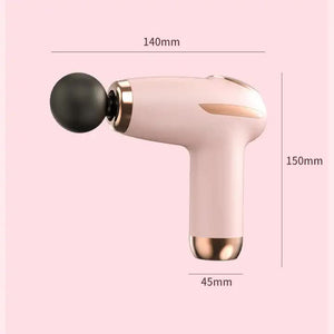 White Mini Portable Fascia Gun 6 Speed Adjustable Muscle Massage Type C Charging 5W Power