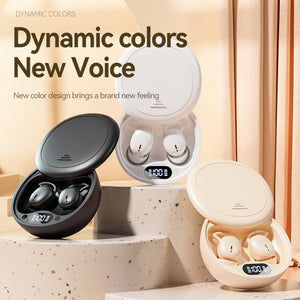 White M73 Noise Cancelling Bluetooth Earphones Wireless 5.4 Mini In Design Ultra Long Battery Life