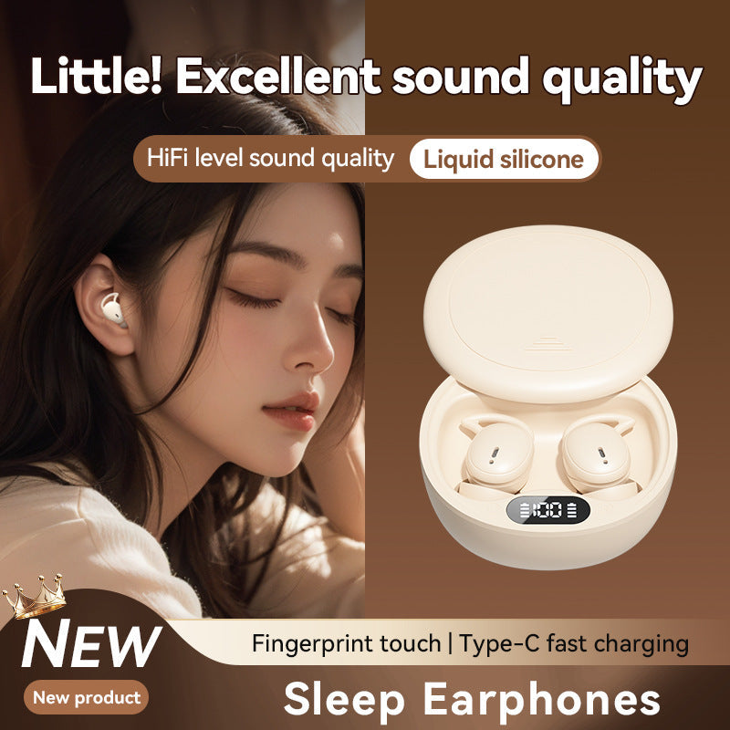 White M73 Noise Cancelling Bluetooth Earphones Wireless 5.4 Mini In Design Ultra Long Battery Life