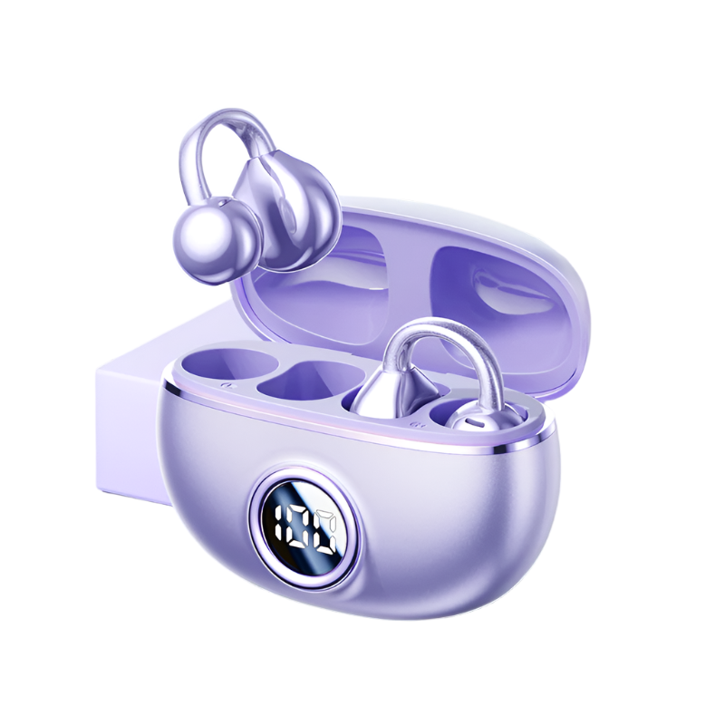 Purple M97 Spherical Ows Plated Over Ear Bluetooth Earphones Stylish Design Superior Sound Quality Comfortable Fit