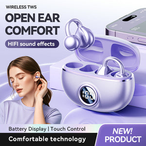 Purple M97 Spherical Ows Plated Over Ear Bluetooth Earphones Stylish Design Superior Sound Quality Comfortable Fit