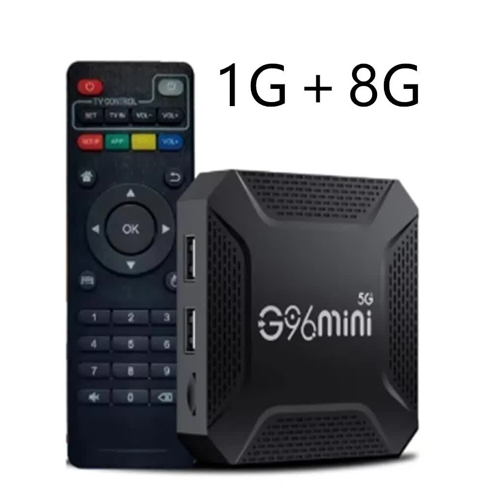 G96mini 5G Android Tv Box Rk3228 Processor 8K Hd 13.0 Wifi Smart Box(1G+8G)