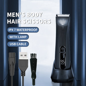 Body Hair Trimmer Men's Electric Washable Lady Shaver