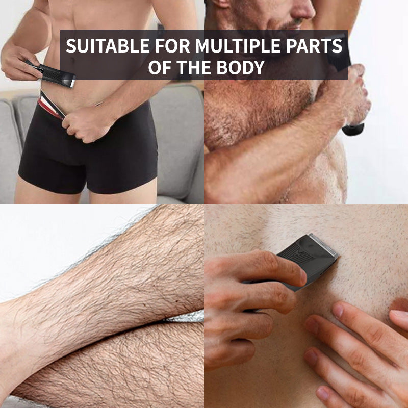 Body Hair Trimmer Men's Electric Washable Lady Shaver