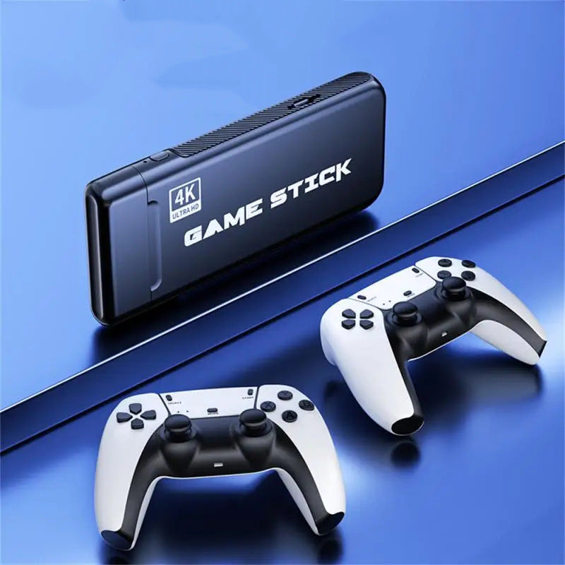 M8pro Hd Tv Game Console Hdmi Retro Home Gaming System With Wireless Dual Joystick Controller Ps1 Arcade Games 64Gb + 20