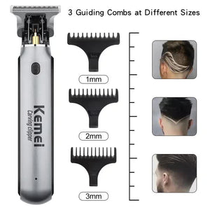 Km 1757 Professional Hair Clipper Electric Trimmer For Carving Styling & Precision Cuts