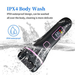 017 Black Electric Foot Callus Remover Rechargeable Waterproof Pedicure Tool With Automatic Dead Skin Removal