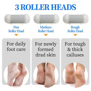 017 Black Electric Foot Callus Remover Rechargeable Waterproof Pedicure Tool With Automatic Dead Skin Removal