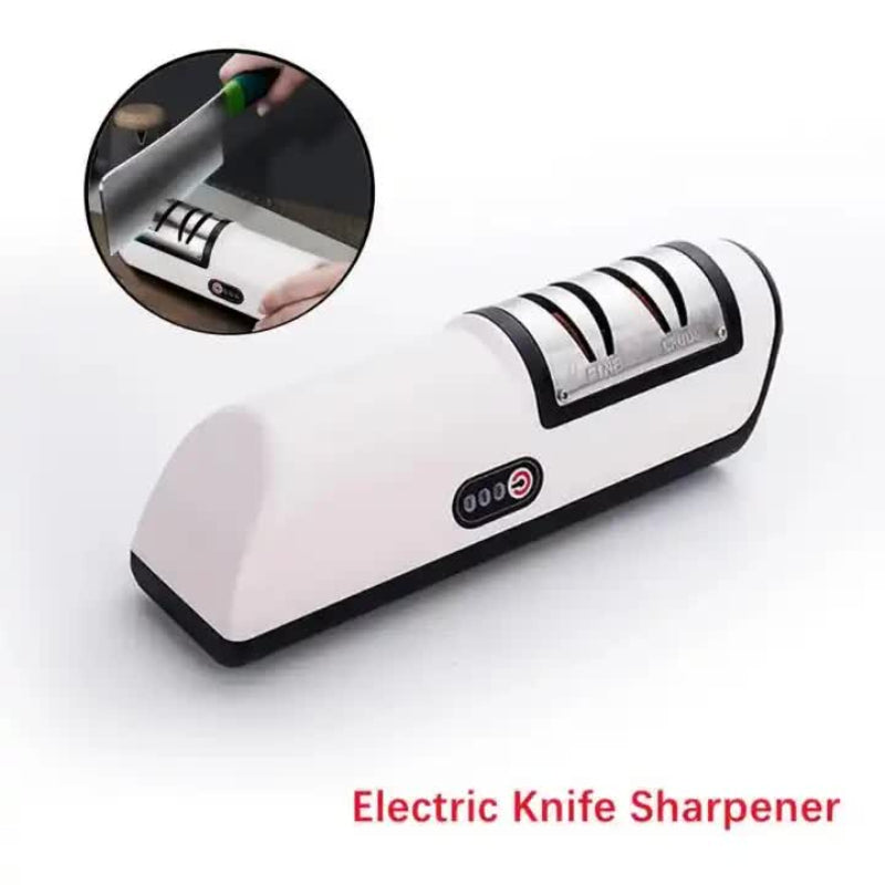 Black Electric Knife Sharpener Stone High Speed Diamond Grinding Wheel Efficient And Easy To Use Blade Sharpening Tool F