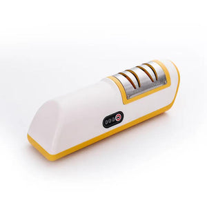 Yellow Electric Knife Sharpener Stone High Speed Diamond Grinding Wheel Efficient And Easy To Use Blade Sharpening Tool