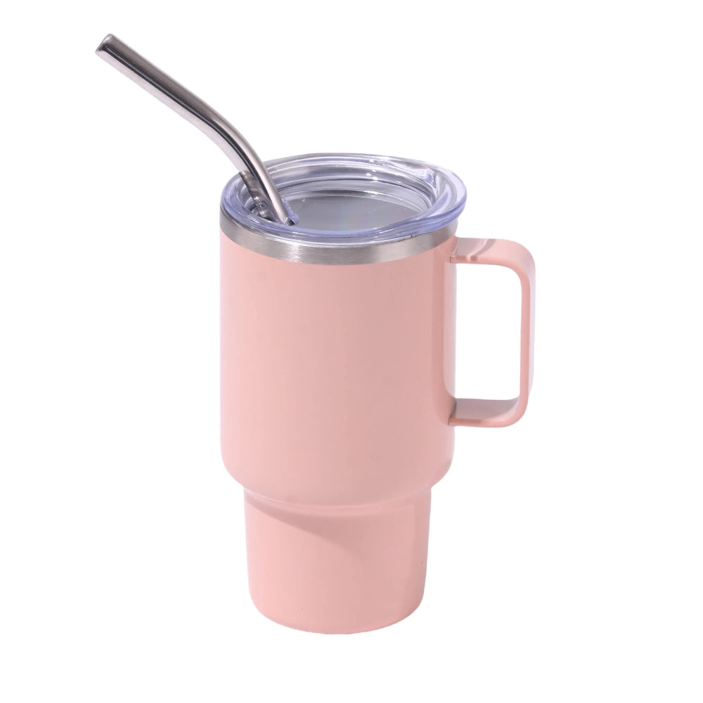 3Oz Orange Sublimation Mini Car Cup 304 Stainless Steel Straw Beer Portable Insulated Whiskey Shot Glass Perfect For On