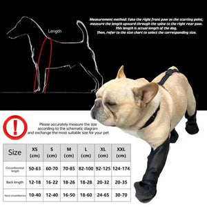 L Waterproof Non Slip Dog Shoes All Season Boots For Protection Anti Pet Footwear Durable And Comfortable