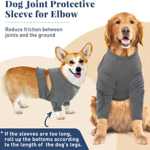 L Pet Front Leg Protective Sleeve Elastic Dog Guard For Post Surgery Protection Prevents Licking And Biting