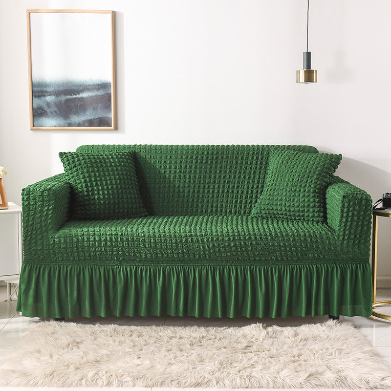 Elastic Sofa Cover Green (190 X 230Cm)