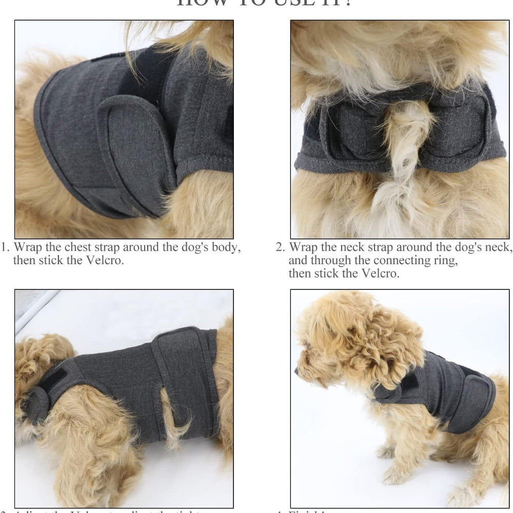 Xl Dog Vest Jacket Warm Soft And Comfortable Coat For Winter Calming Insulating Apparel