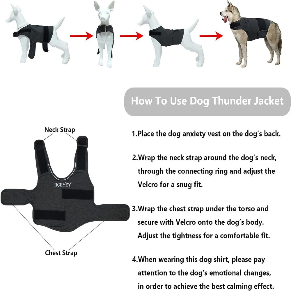 Xl Dog Vest Jacket Warm Soft And Comfortable Coat For Winter Calming Insulating Apparel