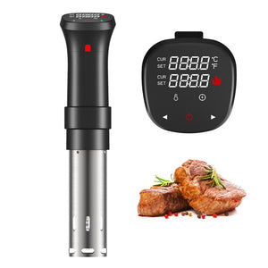 Sous Vide Precision Cooker Low Temperature Slow 1100W Accurate Control Includes Recipe For Perfect Steak