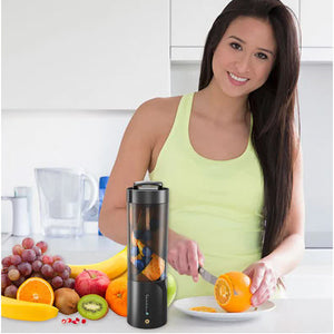 Black Portable Juicer Magnetic Charging Fresh Blender Multifunctional Ice Crushing Fruit Mixer