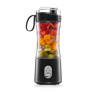 Black Portable Mini Juicer Rechargeable Electric Fruit Cup Compact & Convenient