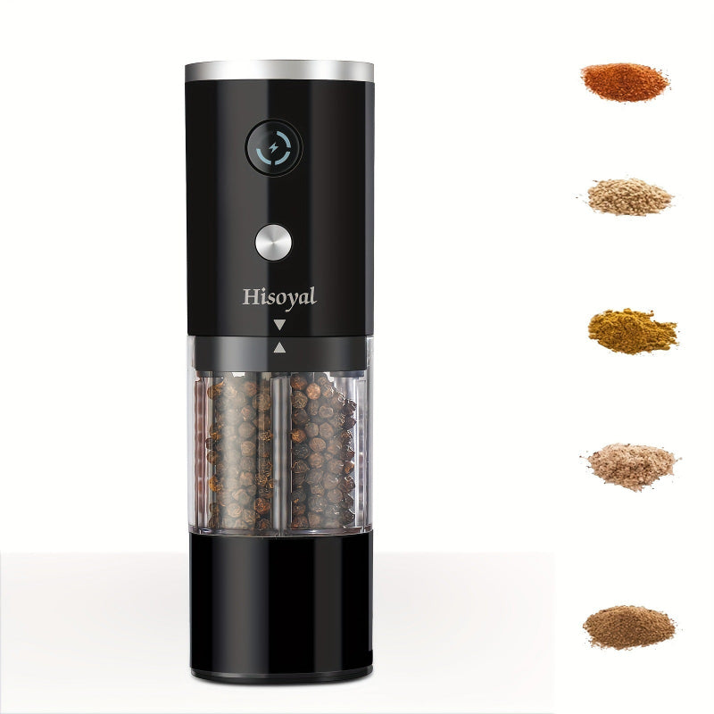 Electric Pepper Grinder Automatic Gravity Spice Mill For Black Sea Salt Coffee Beans And More