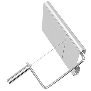 Stainless Steel Cheese Slicer With Scale Multi Functional Tool For Sausage And Ham Slicing